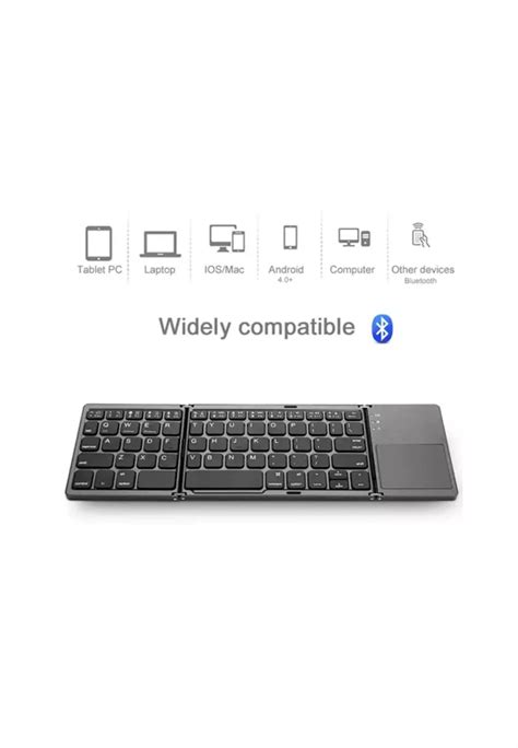 Buy Mobilehub B Compact Folding Bluetooth Keyboard Trackpad For Ipad