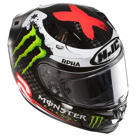 HJC RPHA10 Lorenzo Carbon Fibre Black Race Replica Motorcycle Helmet