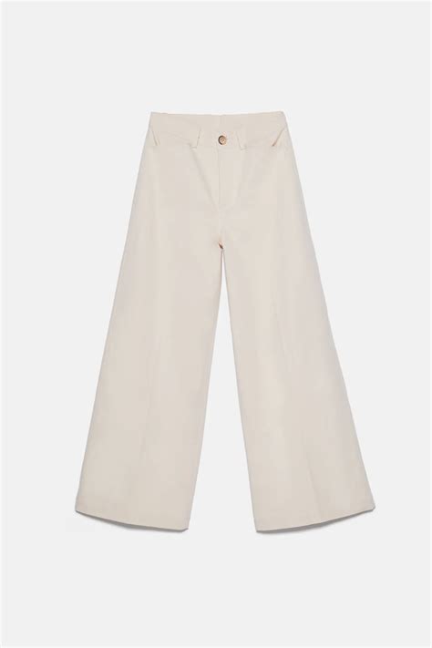 Wide Leg Trousers Zara United Kingdom Wide Leg Trousers Wide Leg Pants Trousers