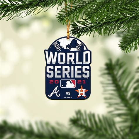 Houston Astros Vs Atlanta Braves World Series Christmas Ornament