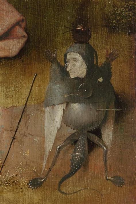 Johannes Auf Patmos Detail Hieronymus Bosch Hieronymus Bosch