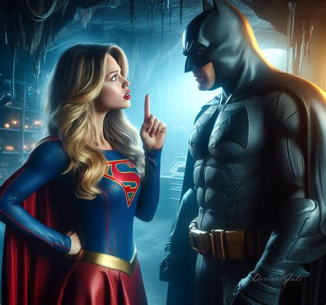 Supergirl and Batman by DeviantGals on DeviantArt