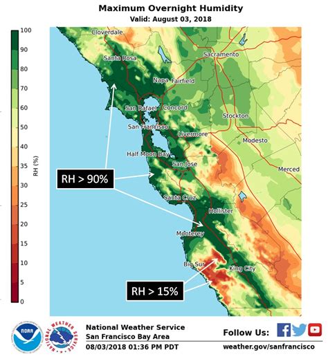 Relative Humidity Map