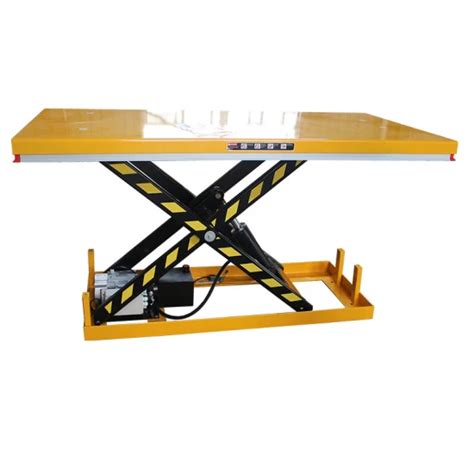 Stationary Vertical Electric Hydraulic Scissor Lift Table Warehouse