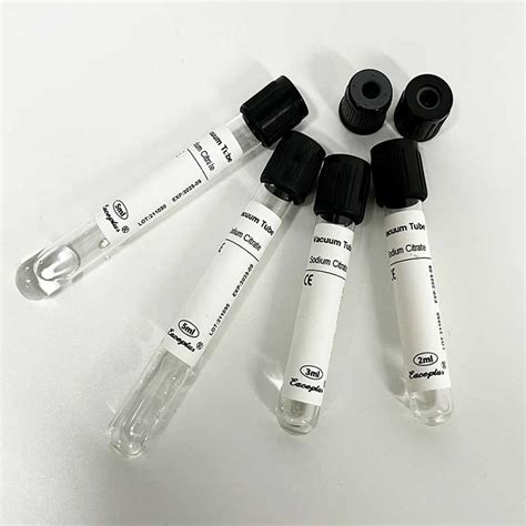 Esr Test Sodium Citrate Vacuum Blood Collection Blood Collection