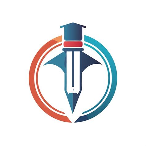 Premium Vector Simple Education Logo With Pen Design