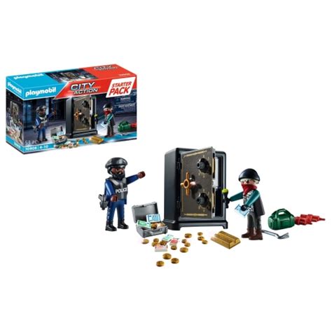 PLAYMOBIL City Action Starter Pack Caja Fuerte Juego De Figuras 4