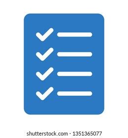 Checklist Glyph Double Color Vector De Stock Libre De Regal As