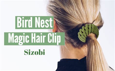 Amazon Sizobi Bird Nest Magic Hair Clip Zabernim Hair Holder Bird