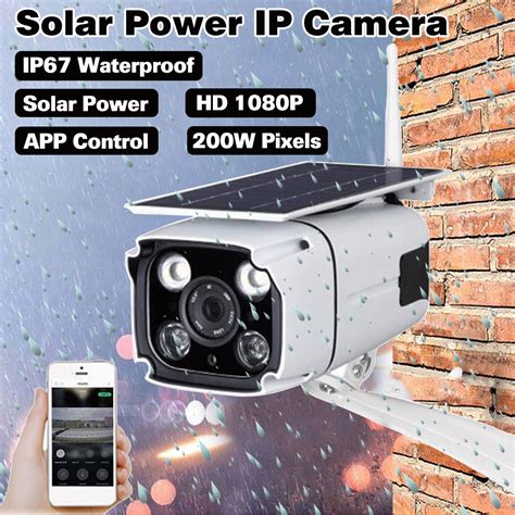 Ip67 1080p hd solar powered wireless wifi ip surveillance camera night vision outdoor Sale ...