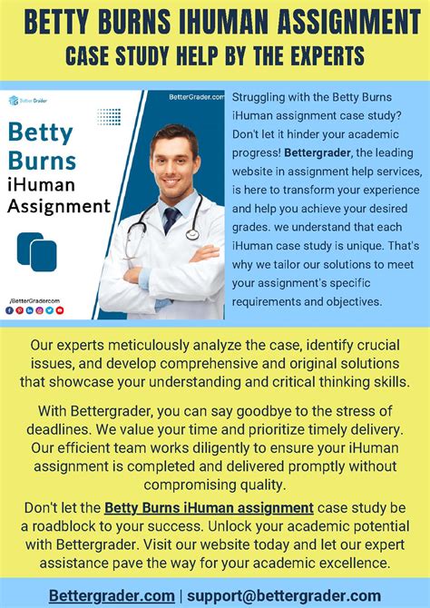 Betty Burns Ihuman Assignment Case Study Help By The Experts PDF Host