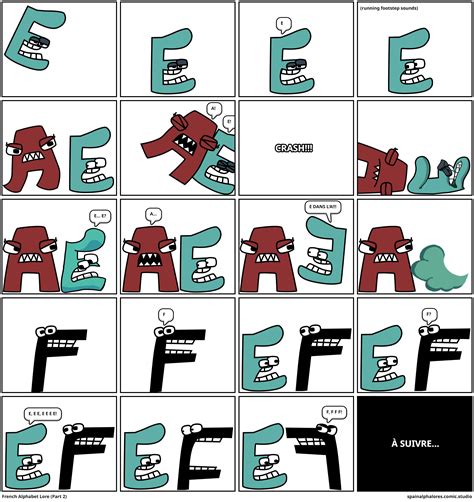 French Alphabet Lore Part Comic Studio