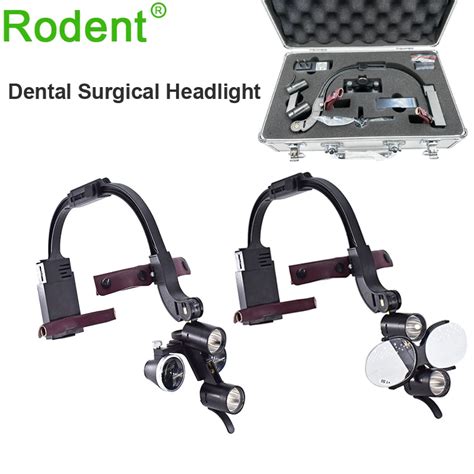 Dental LED Farol Binocular Lupas Dentista Cir Rgico Farol Odontologia