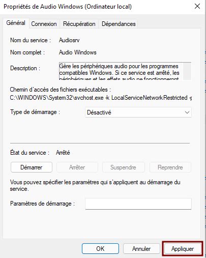 D Marrer Arr Ter Ou D Sactiver Un Service Windows