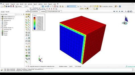 Abaqus Tutorial 5 Steady State Heat Transfer Analysis Youtube