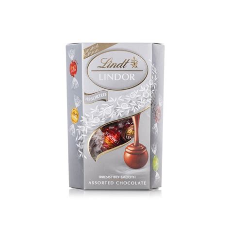 Lindt Lindor Silver Assorted Chocolate Truffles 200g Spinneys Uae