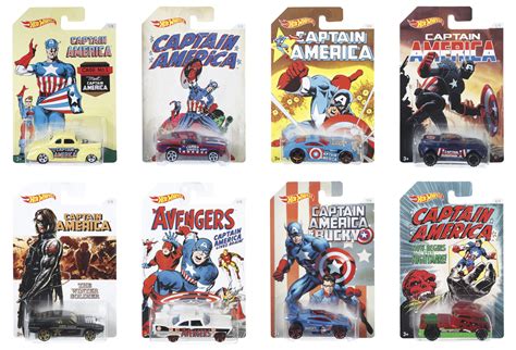 Buy Hot Wheels Marvel Captain America Th Anniversary Assortment At Mighty Ape NZ