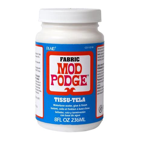 Mod Podge 8 oz. Fabric Decoupage Glue-CS11218 - The Home Depot