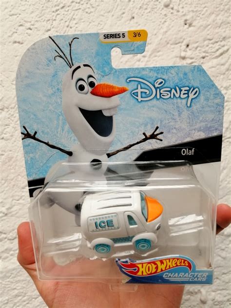 Olaf Frozen Disney Hot Wheels Character Cars Meses Sin Intereses