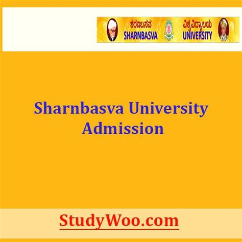 Sharnbasva University, Gulbarga – Admission 2021-22, Courses ...