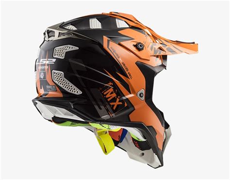 Ls2 Mx470 Subverter Emperor Black Orange Xs - קסדות שטח Ls2 PNG Image ...