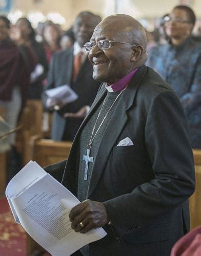 Retired Archbishop Desmond Tutu In South African Hospital For A