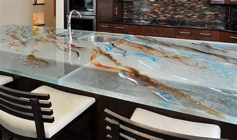 14 Spectacular Architectural Art Glass Countertops