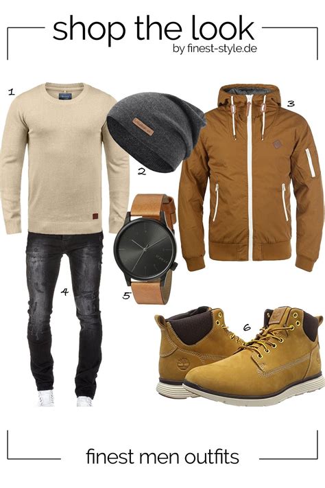 Modernes Männer Outfit mit Klammotten von KOMONO Timberland Solid