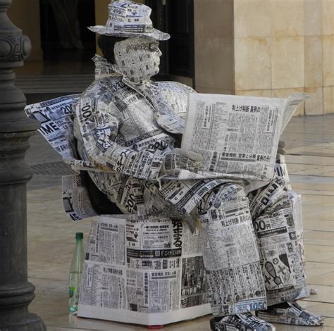 Free Images Summer Newspaper Statue Holiday Human Furniture