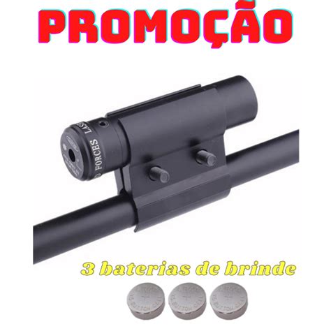 Mira Laser Red Dot Mount Para Cano De Carabina Shopee Brasil