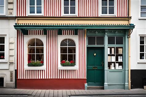 Premium Photo | Typical scandinavian architecture facades and boutiques ...