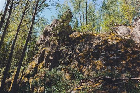 Inzer Teeth Inzer Rocks Near The Tirlyansky Village Russia South Ural