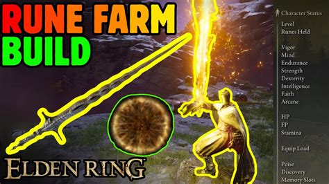 Sacred Relic Sword RUNE FARM Build Guide Elden Ring YouTube