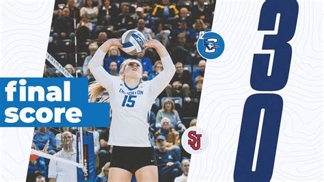 Creighton Volleyball Highlights Vs St John S Youtube