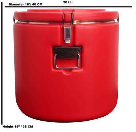 Malabar Solid Round Isothermal Container Capacity 30 Ltr For