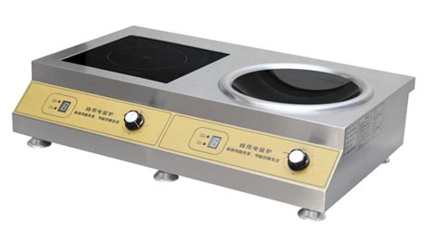 Commercial Electromagnetic Cooktop Induction Heater Flat Concave Combination Induction Cooker