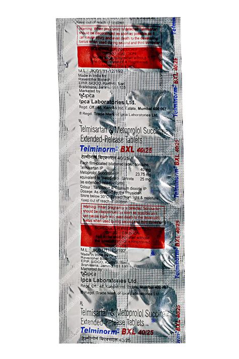 Telminorm Bxl 40 25 MG Er Order Telminorm Bxl 40 25 MG Tablet Er