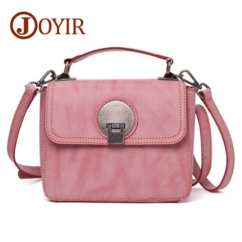 Joyir Casual Women Genuine Leather Handbag Female Shoulder Bag Lady