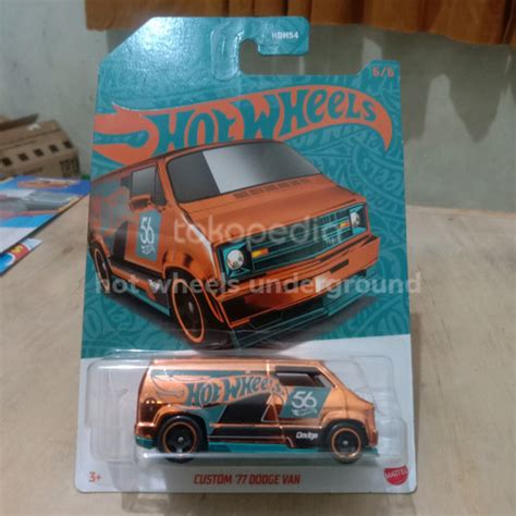 Jual Hot Wheels Custom 77 Dodge Van 56 Anniversary Kota Tangerang Hot Wheels Underground