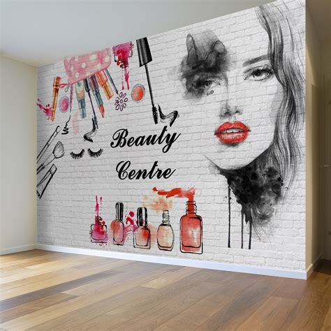 Hairdresser Makeup Beauty Center Wallpaper Personalized - Etsy