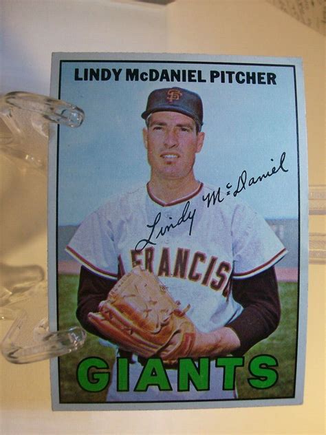 Topps Baseball Card Lindy Mcdaniel Ebay