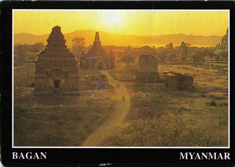 Postcard Exchange Burma Myanmar Bagan