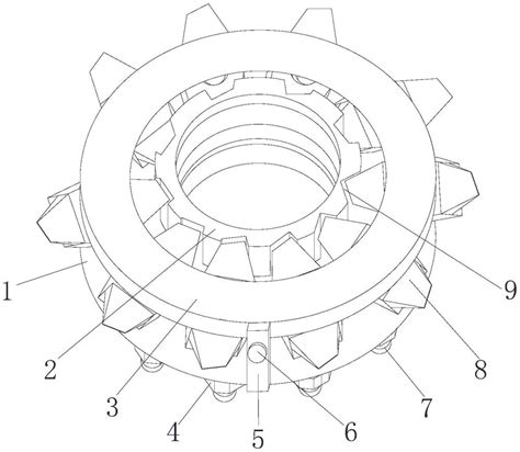 一种大齿圈插齿加工的可转位刀具的制作方法