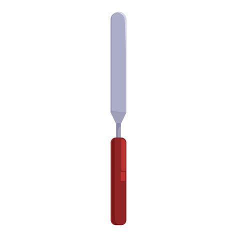 Metal scraper tool with red handle for construction works 50044356 Vector Art at Vecteezy