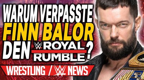 Wieso Finn Balor Nicht Beim Royal Rumble War Update Zu Cody Rhodes