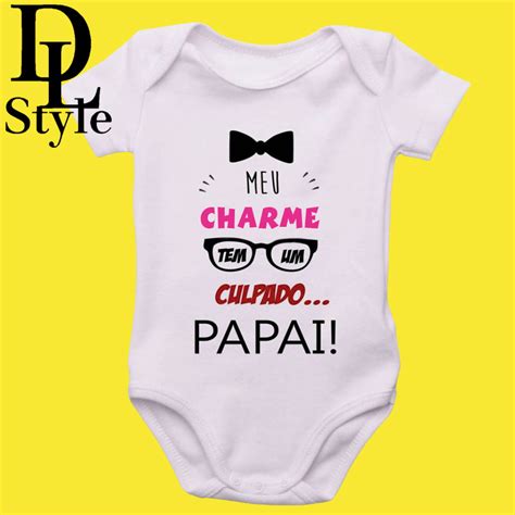 Body personalizado Bebê Meu charme no Elo7 DL Style F78FC7