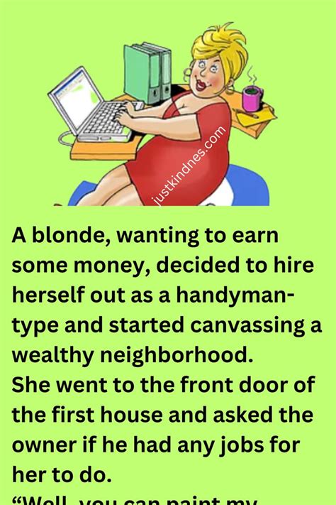 Blonde Needs A Job Funny Yearbook Quotes Good Jokes Daily Jokes