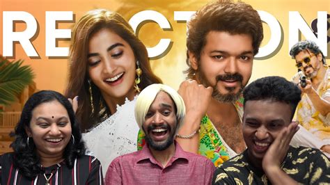 JollyO Gymkhana Video Song REACTION Beast Thalapathy Vijay Pooja