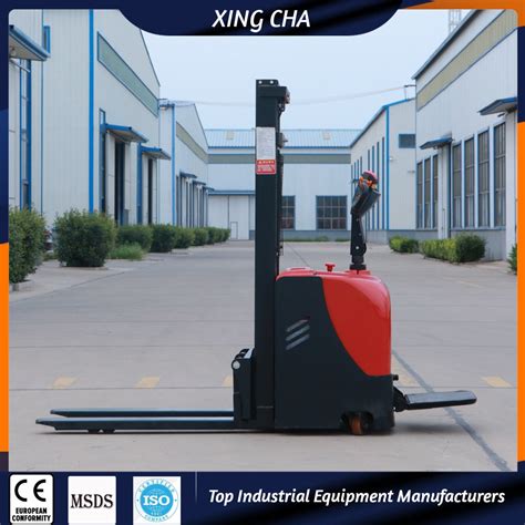 Double Pallets Fork Pallet Lifter Ton Electric Stacker Lifting