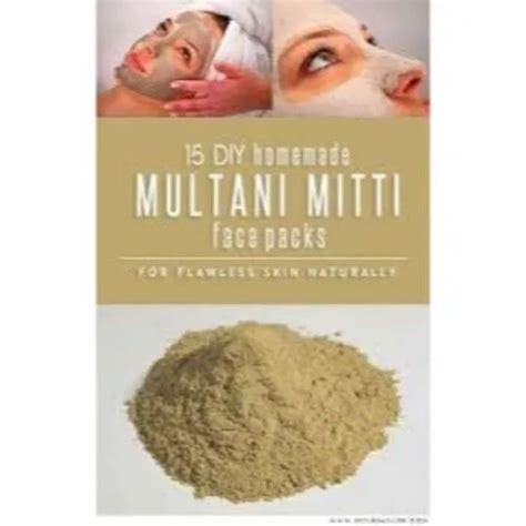 Vedras Botanicals Brown Multani Mitti Face Pack Packaging Size